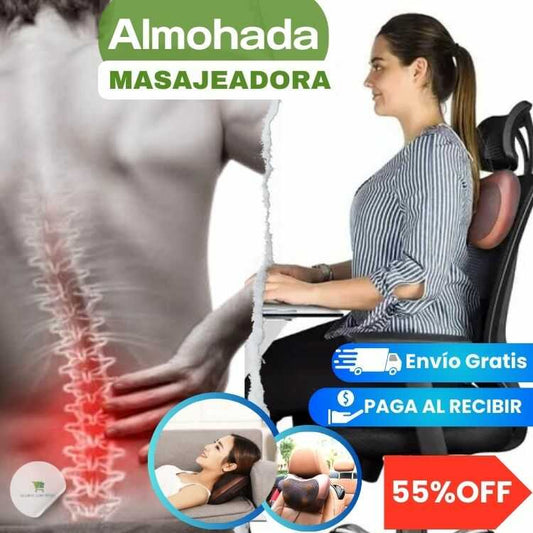 Masajeadora RelaxPro™ : Alivia el estrés y TU dolor de espalda.